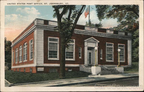 United States Post Office St. Johnsbury Vermont