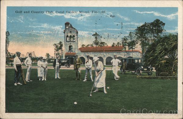 Golf and Country Club, Coral Gables Miami Florida