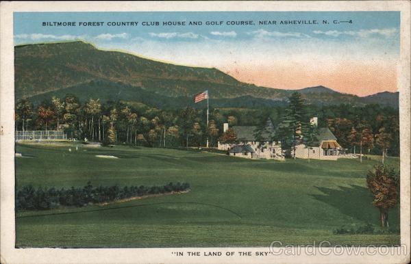 Biltmore Forest Country Club House and Golf Course Asheville North Carolina