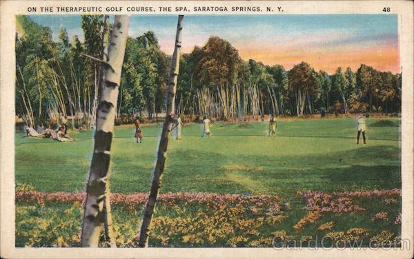 On the Therapeutic Golf Course, The Spa Saratoga Springs New York