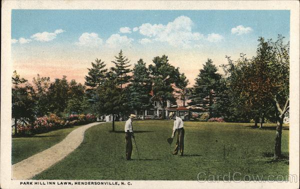 Park Hill Inn Lawn Hendersonville North Carolina