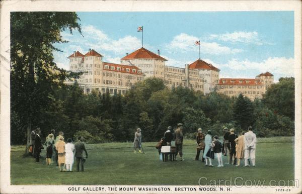 Golf gallery, The Mount Washington Bretton Woods New Hampshire