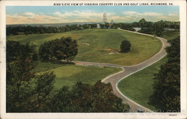 Bird's-Eye View of Virginia Country Club and Golf Links Richmond