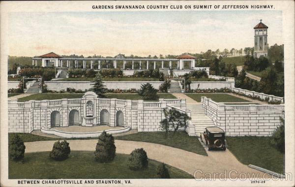 Gardens Swannanoa Country Club on Summit of Jefferson Highway Richmond Virginia