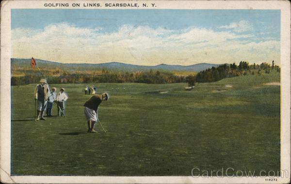Golfing on Links Scarsdale New York