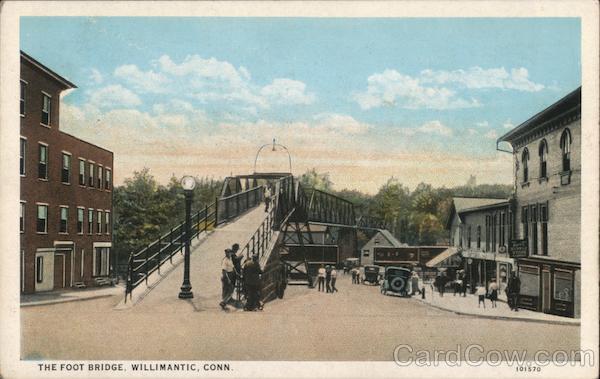 The Foot Bridge Willimantic Connecticut