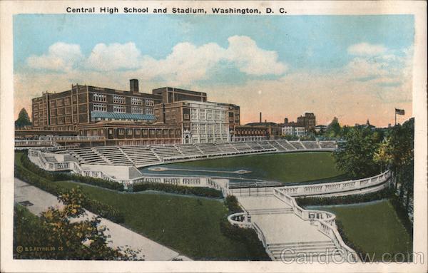 Central High School and Stadium Washington District of Columbia