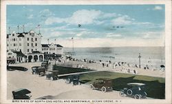 Bird's-Eye of North End Hotel and Boardwalk Postcard