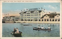 North End Hotel from Wesley Lake Postcard
