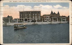 Wesley Lake and Hotel La Pierre Postcard
