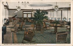 Bridge-Lobby, North End Hotel Ocean Grove, NJ Postcard Postcard Postcard