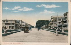 Main Avenue Ocean Grove, NJ Postcard Postcard Postcard