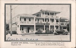 Quaker Inn Hotel Postcard