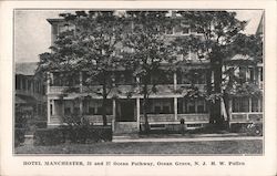 Hotel Manchester Ocean Grove, NJ Postcard Postcard Postcard