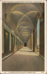 A Corridor in the Palace of Liberal Arts Postcard