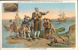 Landing of the Pilgrims Postcard