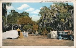 The Tin Can Tourist Camp Postcard