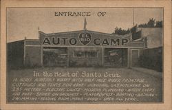 El Rio Auto Camp Postcard