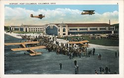 Airport, Port Columbus Postcard
