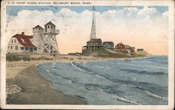 U.S. Coast Guard Station Salisbury Beach, MA Postcard Postcard Postcard