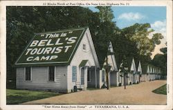 Bell's Tourist Camp Postcard