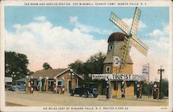 The Windmill Tourist Camp Postcard