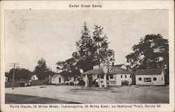 Cedar Crest Camp Cloverdale, IN Postcard Postcard Postcard