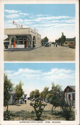 Sunshine Auto Court Yuma, AZ Postcard Postcard Postcard