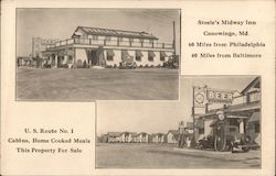 Steele's Midway Inn Postcard