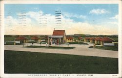 Devonshire Tourist Camp Atlantic, IA Postcard Postcard Postcard