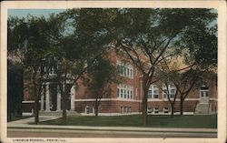 Lincoln School Pekin, IL Postcard Postcard Postcard