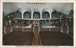 Interior of Theatre, New Casino Postcard