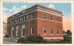 Decatur Post Office Alabama Postcard Postcard Postcard