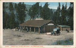 Tower Fall Store and Shop, Yellowstone Park Yellowstone National Park, WY Postcard Postcard Postcard