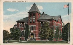 Union High School Highland, NY Postcard Postcard Postcard