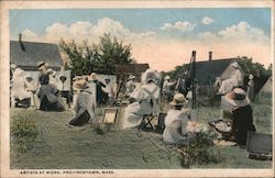 Artists at Work Postcard