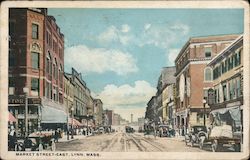 Market Street-East Postcard