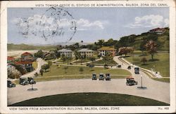 View Taken from Administration Building Postcard
