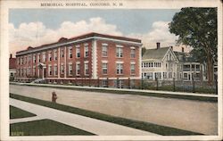 Memorial Hospital Postcard