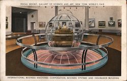 Focal Exhibit, Gallery of Science and Art, New York World's Fair Postcard
