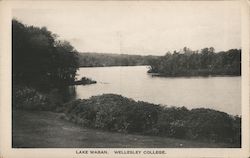 Lake Waban, Wellesley College Postcard