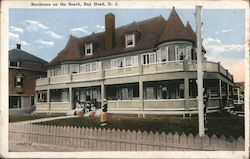 Residence on the Beach Bay Head, NJ Postcard Postcard Postcard