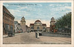 Terminal Station and Subway Postcard