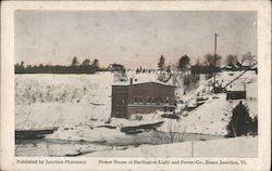 Power House of Burlington Light and Power Co Postcard