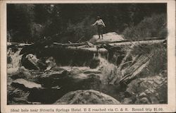 Fishing Hole Near Strontia Springs Hotel Postcard