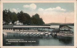 Winnipesaukee Recreation Pier, Weirs Lake Winnipesaukee, NH Postcard Postcard Postcard