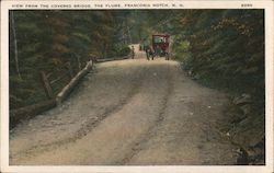 View from the Covered Bridge, The Flume Postcard
