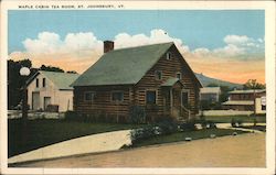 Maple Cabin Tea Room Postcard