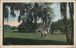 Golf Club Postcard