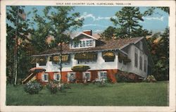 Golf and Country Club Cleveland, TN Postcard Postcard Postcard